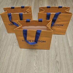 EMPTY Louis Vuitton Shopping Bags & Receipt Holders